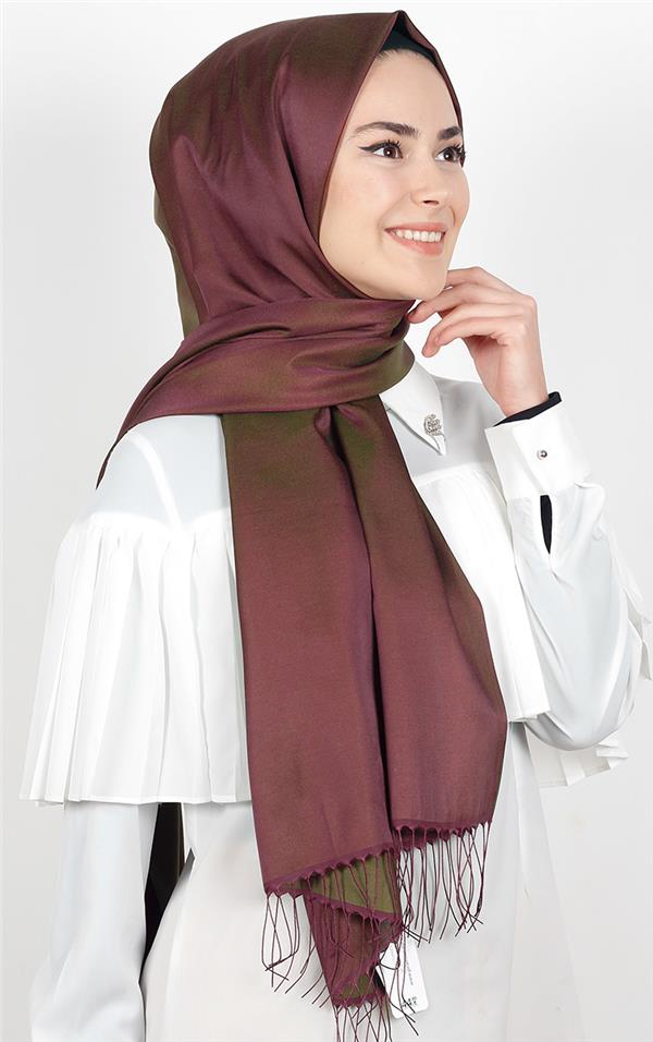 Piramit İpeksi Şal 2806-33 Haki