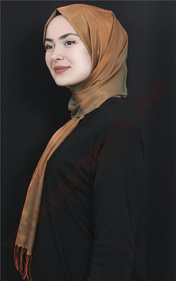 Piramit İpeksi Şal 2806-6 Bakır