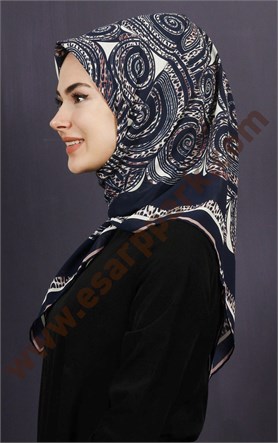 Piramit Krep Eşarp 11600-1