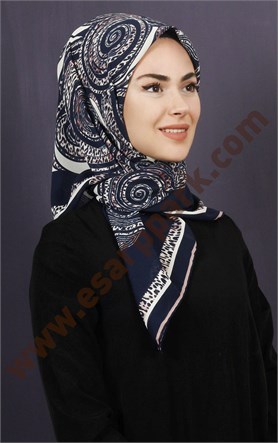 Piramit Krep Eşarp 11600-1