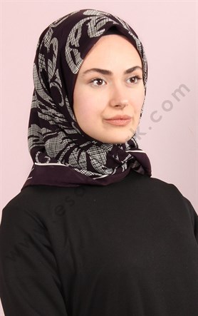 Piramit Krep Eşarp 11600-10