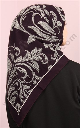 Piramit Krep Eşarp 11600-10