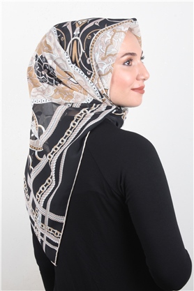 Piramit Krep Eşarp 11600-13