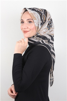 Piramit Krep Eşarp 11600-13