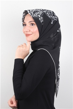 Piramit Krep Eşarp 11600-17