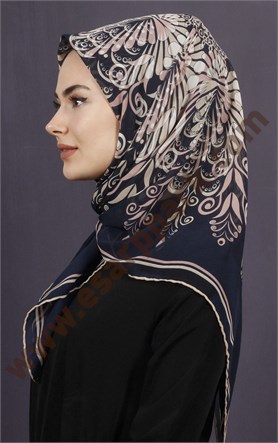 Piramit Krep Eşarp 11600-2