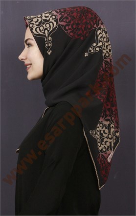 Piramit Krep Eşarp 11600-21