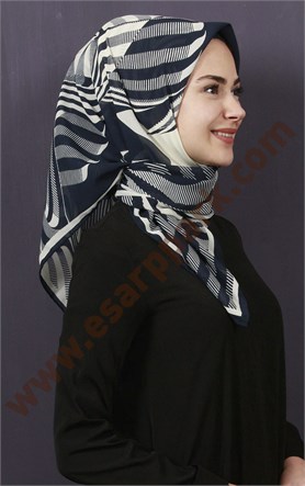 Piramit Krep Eşarp 11600-25