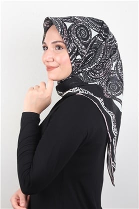 Piramit Krep Eşarp 11600-26