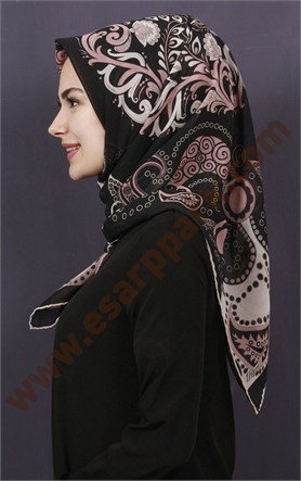 Piramit Krep Eşarp 11600-29