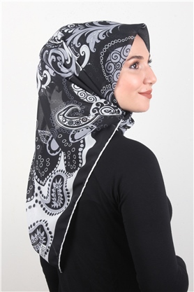 Piramit Krep Eşarp 11600-30