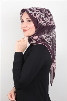 Piramit Krep Eşarp 11600-31