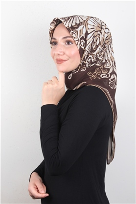 Piramit Krep Eşarp 11600-34