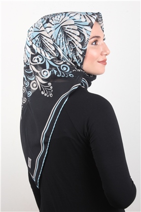 Piramit Krep Eşarp 11600-35