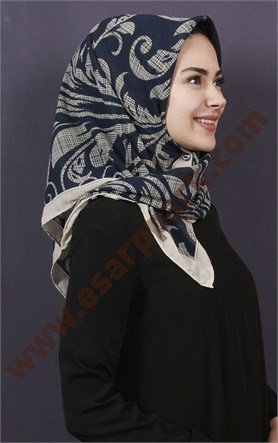 Piramit Krep Eşarp 11600-36