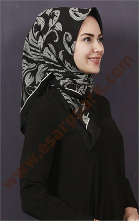 Piramit Krep Eşarp 11600-37