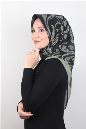 Piramit Krep Eşarp 11600-40