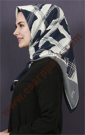 Piramit Krep Eşarp 11600-41