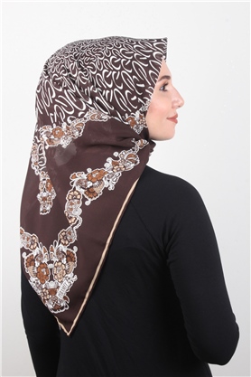 Piramit Krep Eşarp 11600-43