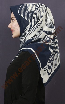 Piramit Krep Eşarp 11600-46