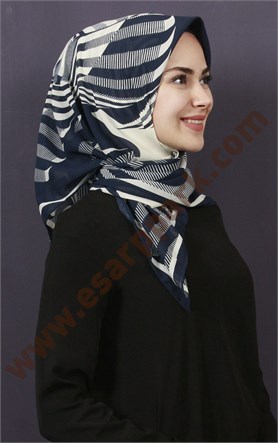 Piramit Krep Eşarp 11600-46