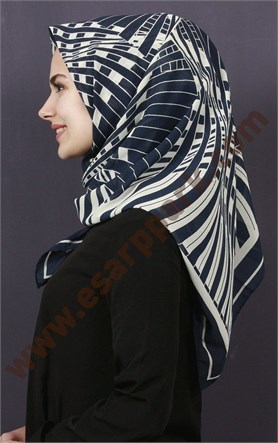 Piramit Krep Eşarp 11600-47