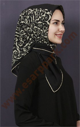 Piramit Krep Eşarp 11600-48