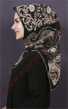 Piramit Krep Eşarp 11600-49