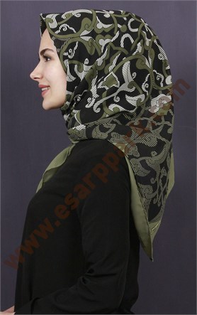 Piramit Krep Eşarp 11600-51