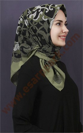 Piramit Krep Eşarp 11600-51