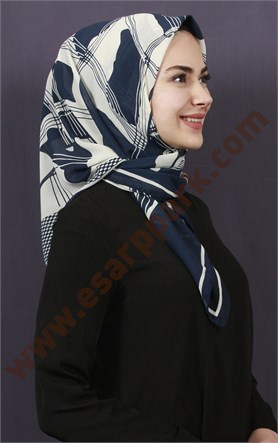 Piramit Krep Eşarp 11600-52