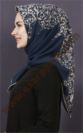 Piramit Krep Eşarp 11600-54