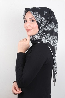 Piramit Krep Eşarp 11600-58