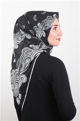 Piramit Krep Eşarp 11600-58