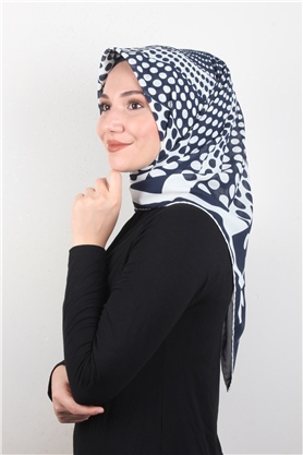 Piramit Krep Eşarp 11600-6