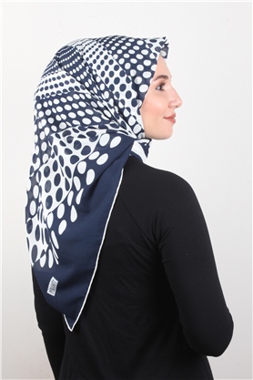 Piramit Krep Eşarp 11600-6