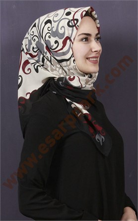 Piramit Krep Eşarp 11600-65