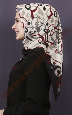 Piramit Krep Eşarp 11600-65