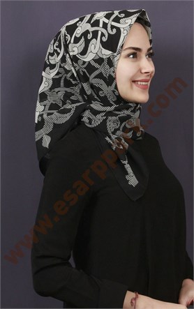 Piramit Krep Eşarp 11600-66