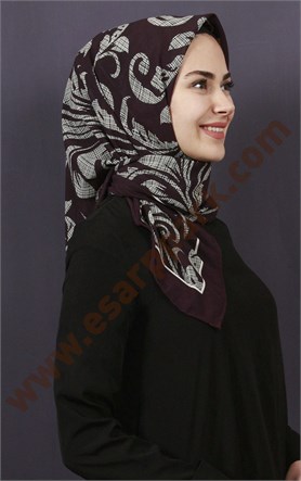 Piramit Krep Eşarp 11600-67