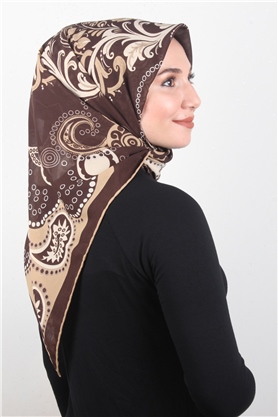 Piramit Krep Eşarp 11600-7