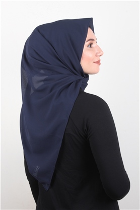 Piramit Krep Eşarp 11601-10