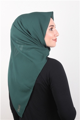 Piramit Krep Eşarp 11601-8