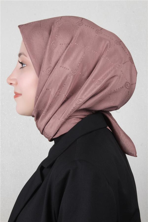 Piramit Monogram Eşarp 4117-1 Fondöten