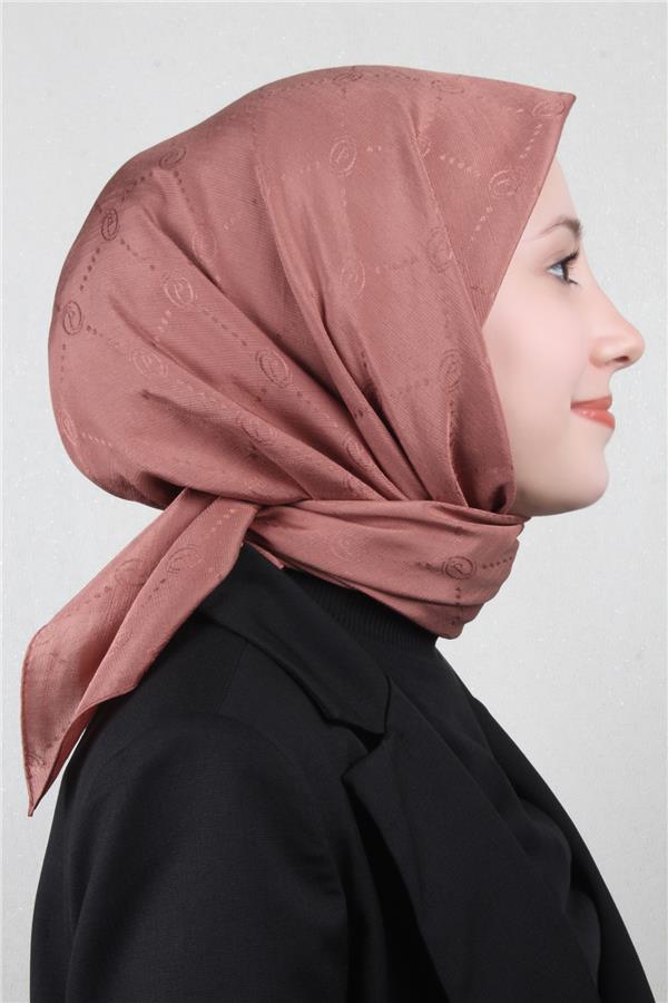 Piramit Monogram Eşarp 4117-1 Fondöten