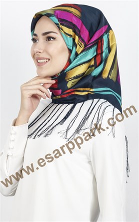 Piramit Püsküllü Eşarp 111-0016-15