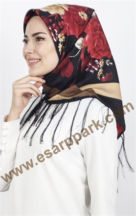 Piramit Püsküllü Eşarp 111-0016-21