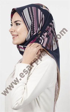 Piramit Püsküllü Eşarp 111-0023-06