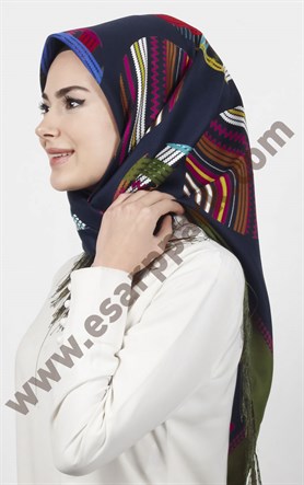 Piramit Püsküllü Eşarp 111-0023-07