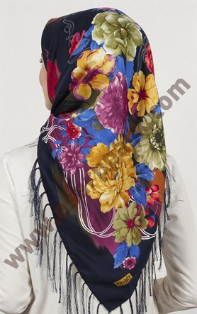 Piramit Püsküllü Eşarp 111-0023-105